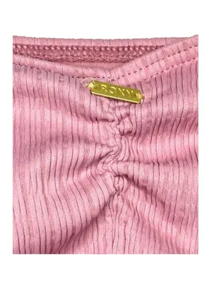 new Roxy ☀︎︎ Stay Golden Textured Ruched Mini Bikini Bottom ☀︎︎Lilac Pink ☀︎︎ S thumbnail 7