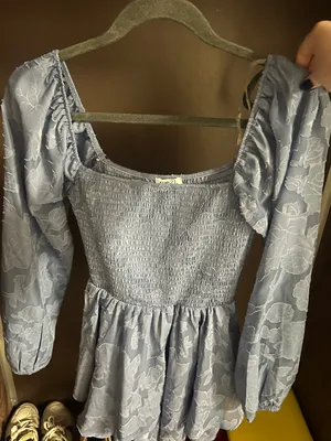 Light Purple Long Sleeve Romper thumbnail 1