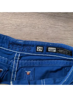Miss Me Royal Blue Shorts Size 29 thumbnail 6