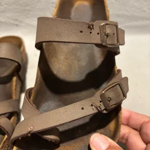 Birkenstock Mayari Open Toe Slide in Brown Sandals‎ Women’s size 8 thumbnail 6