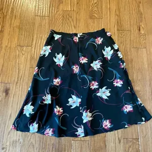 Anthropologie w5 Lillium floral ruffle detail skirt medium thumbnail 12