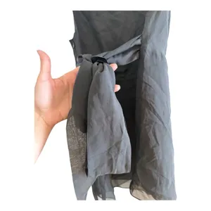 The Limited 100% Silk Gray Babydoll V Neck Tank Top Blouse Size Small thumbnail 6