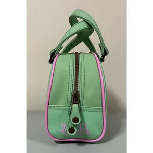 Von Dutch Mint Green Pink Mini Bowling Bag Purse Handbag Pocketbook Satchel 💚🩷 thumbnail 8