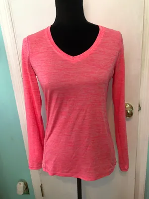Pink Long Sleeve Top Size M thumbnail 1