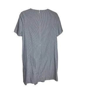 COS Blue White Cotton Striped Mini Dress Sz. 4 thumbnail 3