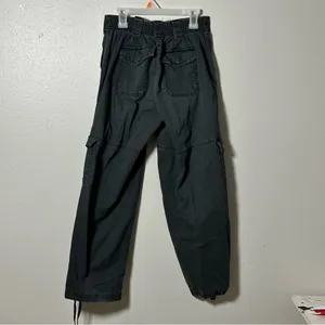 Old Navy Women‎ Gray/Black Baggy Cargo Pants size XS thumbnail 4