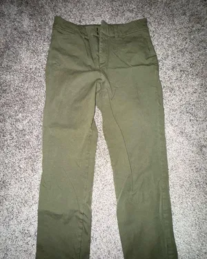 Old Navy Olive Green Straight Leg Pants thumbnail 2