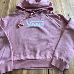 Vans Pink Logo Hoodie Sweatshirt Women’s XS thumbnail 1