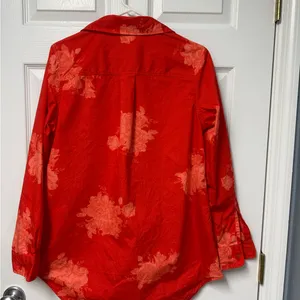 Red Floral Button thumbnail 2