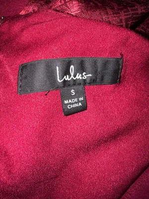 Lulus Dress‎ Lisette One Shoulder Mini Dress Burgundy Red Womens Size Small New thumbnail 9