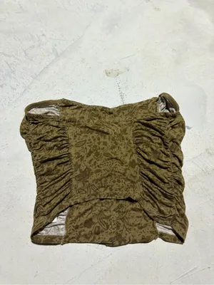 Free People intimately Olive Floral Button-Front tube top small thumbnail 5
