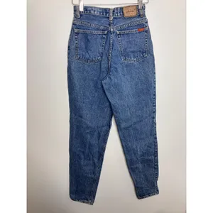 Lawman Jeans Women 7 Blue Good Vintage High Waist Tapered Leg Button Fly Western thumbnail 9
