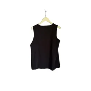 Athleta Zephyr Refined Tank Black Sleeveless Travel Top Medium thumbnail 5