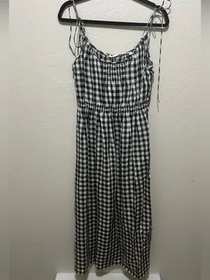 NWT DÔEN Leslie Dress — Marilyn Gingham — Size Large Cottagecore Feminine thumbnail 4
