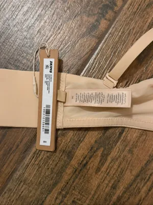 SKIMS ULTIMATE NWT Strapless Push-Up Bra Sand color, 34C thumbnail 5