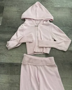pink knit set thumbnail 2