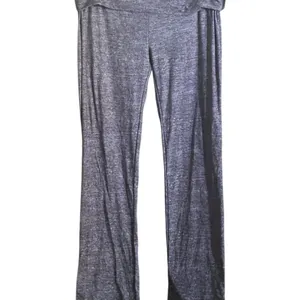 Super soft Gray High-Waisted fold over Leggings size medium thumbnail 3
