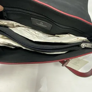 Liz Claiborne Women's Red Leather Purse Shoulder Bag thumbnail 8