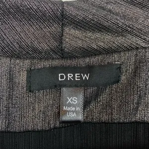 DREW Draped Neck Metallic Gray Sleeveless Top thumbnail 7