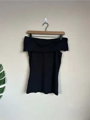 Anthropologie Pilcro Modal Cotton Rib Off the Shoulder Top thumbnail 8