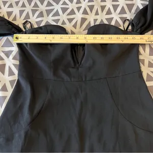 Nasty Gal Black Off The Shoulder Bell Sleeve Mini Fit &‎ Flare Dress Size M thumbnail 10
