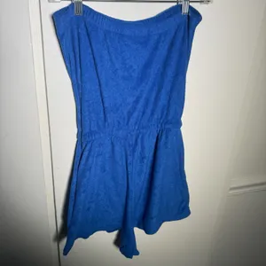 Bud Light Promotional Strapless Royal Blue Romper Size Small Women's One Piece thumbnail 5