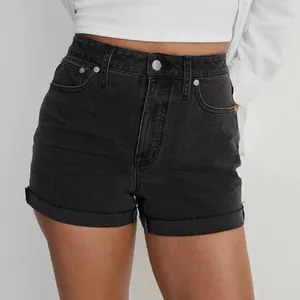 Madewell High-Rise‎ Denim Shorts Black Size 24 thumbnail 1