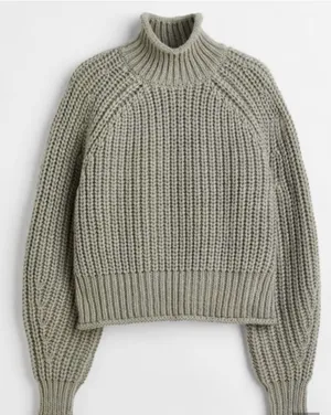 H&M Roll Neck Chucky Knit Sweater  thumbnail 3