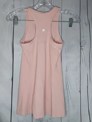 Lululemon Blush Pink Athletic Athleisure Workout Gym Tank Top Size 2 thumbnail 4