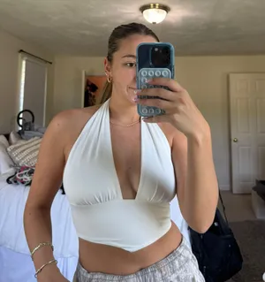 White Tie Crop Top thumbnail 2