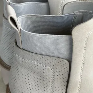 Ana Decoy Sand Ankle Boots Women Cream 7.5 Chunky Grunge‎ Slip On Contemporary thumbnail 8