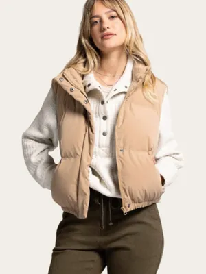 Aspen nwot Vest in Beige for Women - Casual Layering thumbnail 1