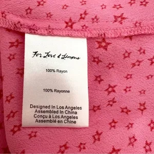 For Love and Lemons Twinkle Slip Dress Pink Spaghetti Straps Romantic Coastal L thumbnail 11