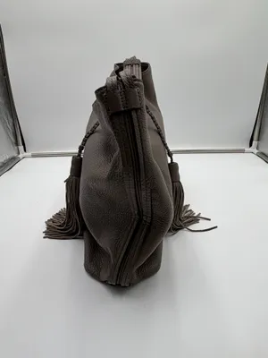 Rebecca Minkoff F16 Brown Genuine Leather Fringe Tassel Hobo Shoulder Bag thumbnail 5