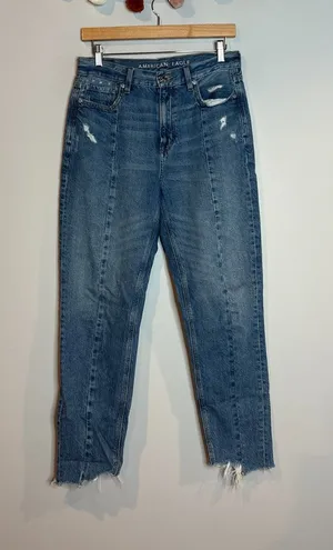 American Eagle split seam Mom Jeans thumbnail 1