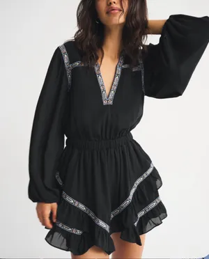 Abercrombie Embroidered Dress thumbnail 1