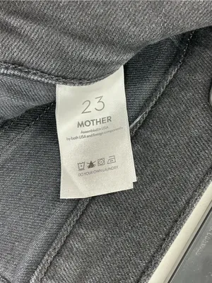 MOTHER Black High-Rise Wide Leg Jeans 1171 thumbnail 5