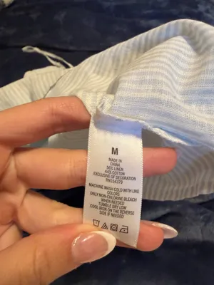 Aeropostale Top Babydoll Tank baby blue size medium thumbnail 3