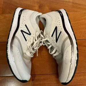 New Balance Light Gray/White Cush Running Shoes Women’s‎ Size 8.5 thumbnail 5