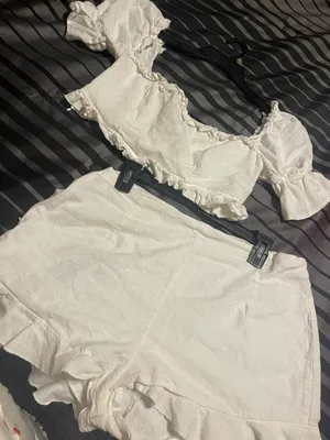 White Two Piece Set thumbnail 3