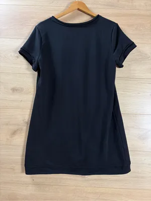 Ideology Women’s Black Short Sleeve Tunic Top Athletic Dress thumbnail 5
