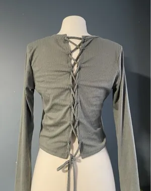 green blouse for‎ women Size L thumbnail 1