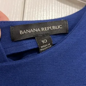 Banana Republic Pocket Dress Short Sleeve Womens Blue Size‎ 10 thumbnail 7