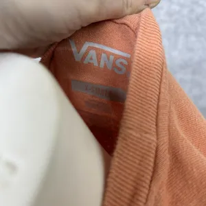 Vans Short Sleeve T Shirt Womans Size XS Orange Feeling Blessed No Stress thumbnail 2