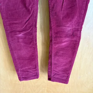 Stio Corduroy Pants‎ Womens 6S Burgundy Rivet Slim Leg Organic Cotton Stretch thumbnail 3