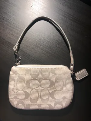 Coach White And Silver Wristlet thumbnail 2
