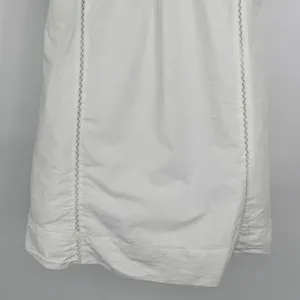 Love The Label Mini Dress Medium White Floral Embroidered Flutter Sleeve‎ Boho thumbnail 6