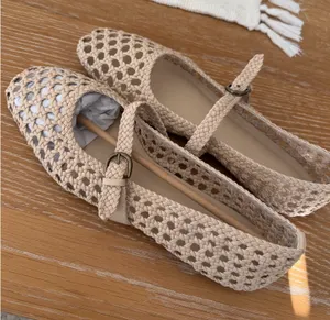 Cushionaire Woven Flats thumbnail 1