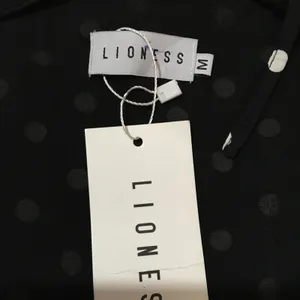 NWT REVOLVE X LIONESS Take the Plunge Polka Dot Top - Black - Medium thumbnail 10
