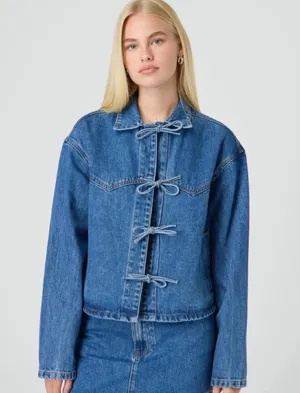 Glassons denim matching set  thumbnail 1